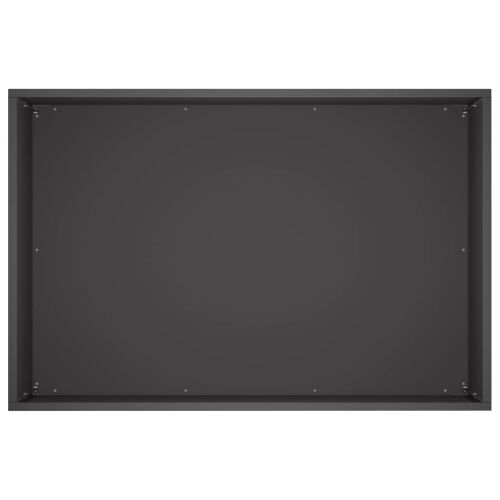 Vrtna saksija 2 kom. Crna 50 x 40 x 40 cm Čelična vrata - Crna 50 x 40 x 40 cm 2 Cijena