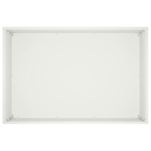 Vrtna saksija 2 kom. Bijela 50 x 40 x 50 cm Čelična vrata - Bijela 50 x 40 x 50 cm 2 Cijena