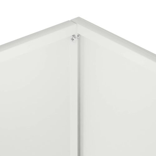 Vrtna saksija 2 kom. Bijela 50 x 40 x 50 cm Čelična vrata - Bijela 50 x 40 x 50 cm 2 Cijena