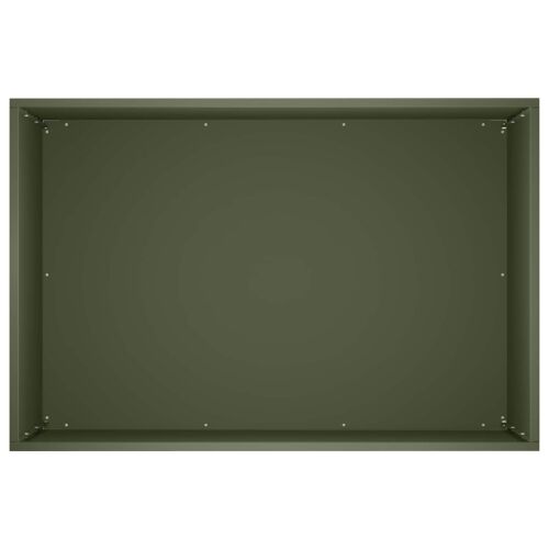 Vrtna saksija Maslinastozelena 50 x 40 x 50 cm Čelična vrata - Maslinastozelena 50 x 40 x 50 cm 1 Cijena