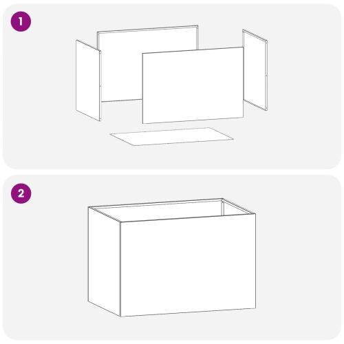 Vrtna saksija Rđa 60 x 40 x 40 cm Otporni čelik - Otporni čelik 60 x 40 x 40 cm 1 Cijena
