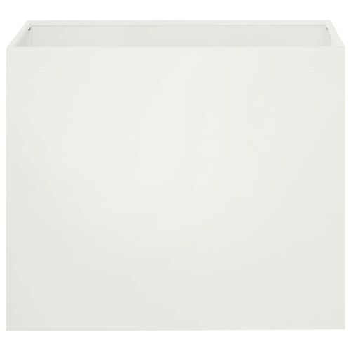 Vrtna saksija Bijela 60 x 40 x 50 cm Čelična vrata - Bijela 60 x 40 x 50 cm 1 Cijena