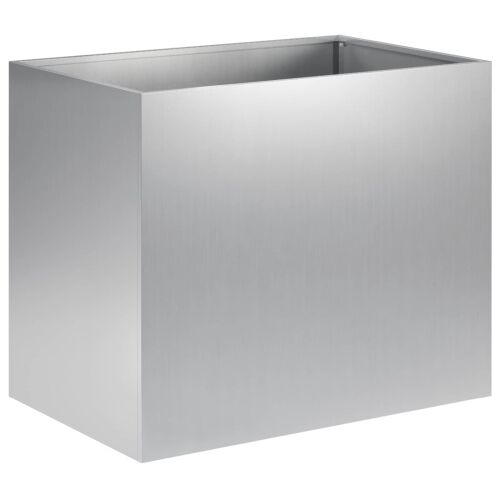 Vrtna saksija Srebrna 60 x 40 x 50 cm Pocinčani čelik - Pocinčani čelik 60 x 40 x 50 cm 1 Cijena