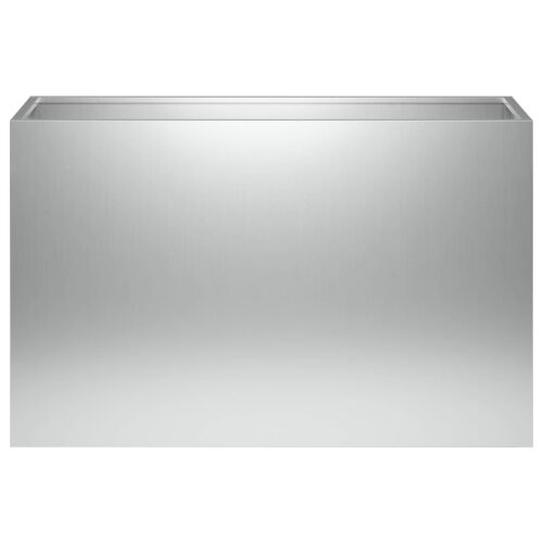 Vrtna saksija Srebrna 80 x 40 x 50 cm Pocinčani čelik - Pocinčani čelik 80 x 40 x 50 cm 1 Cijena