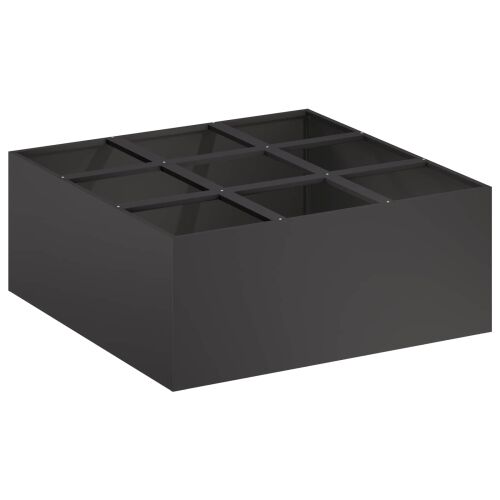Vrtna saksija Crna 100 x 100 x 20 cm Čelična vrata - Crna 100 x 100 x 20 cm Cijena