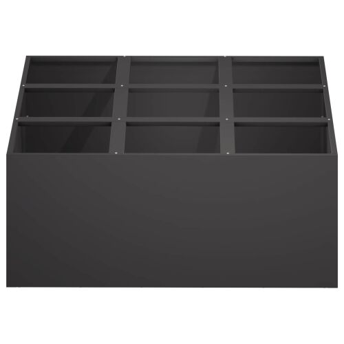 Vrtna saksija Crna 100 x 100 x 40 cm Čelična vrata - Crna 100 x 100 x 40 cm Cijena
