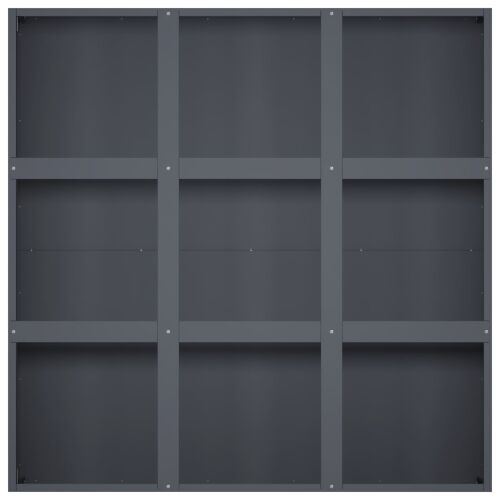 Vrtna saksija Antracit 100 x 100 x 40 cm Čelična vrata - Antracit 100 x 100 x 40 cm Cijena