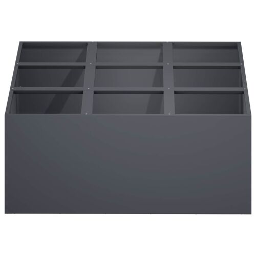 Vrtna saksija Antracit 100 x 100 x 50 cm Čelična vrata - Antracit 100 x 100 x 50 cm Cijena