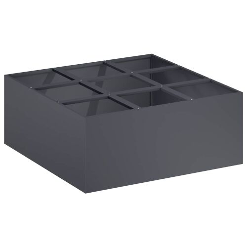 Vrtna saksija Antracit 100 x 100 x 50 cm Čelična vrata - Antracit 100 x 100 x 50 cm Cijena