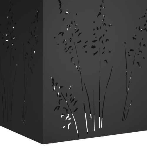 Vrtna saksija Crna 50 x 50 x 75 cm Čelična vrata - Crna 50 x 50 x 75 cm 1 Cijena