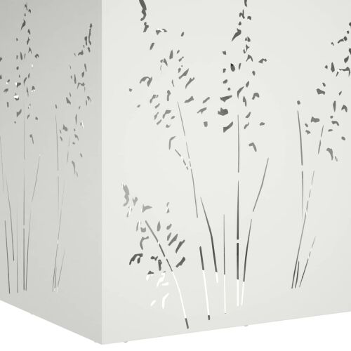 Vrtna saksija Bijela 50 x 50 x 75 cm Čelična vrata - Bijela 50 x 50 x 75 cm 1 Cijena