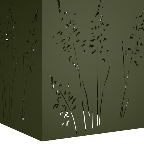 Vrtna saksija Maslinastozelena 50 x 50 x 75 cm Čelična vrata - Maslinastozelena 50 x 50 x 75 cm 1 Cijena