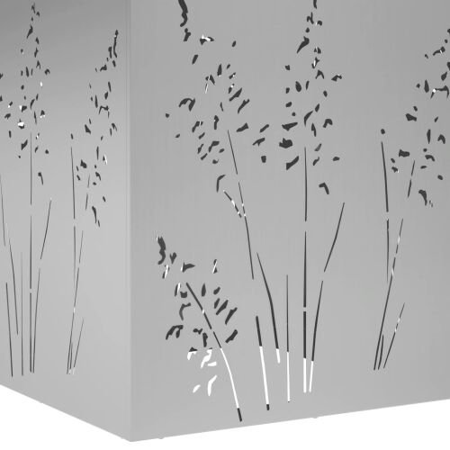 Vrtna saksija Srebrna 50 x 50 x 75 cm Pocinčani čelik - Pocinčani čelik 50 x 50 x 75 cm 1 Cijena