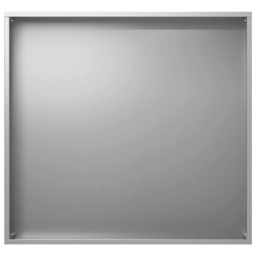 Vrtna saksija Srebrna 50 x 50 x 75 cm Pocinčani čelik - Pocinčani čelik 50 x 50 x 75 cm 1 Cijena