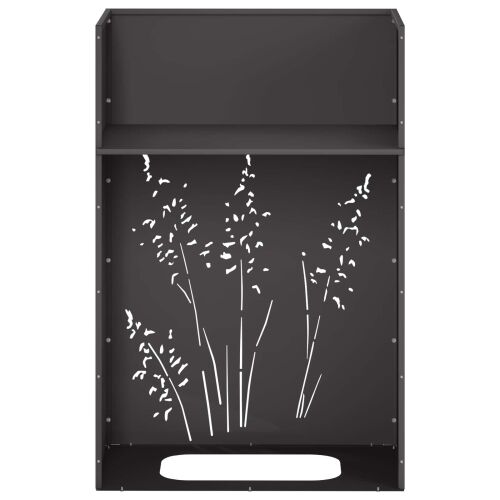 Vrtna saksija Crna 50 x 30 x 75 cm Čelična vrata - Crna 50 x 30 x 75 cm 1 Cijena
