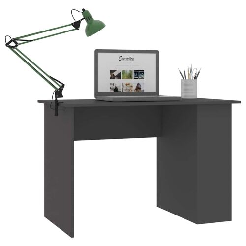 Radni stol sivi 110 x 60 x 73 cm od iverice - Siva Siva Cijena