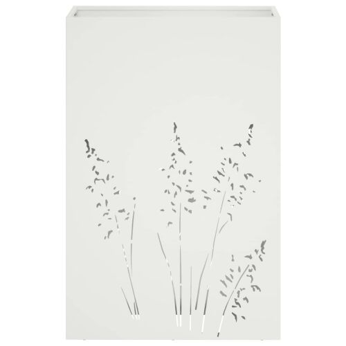 Vrtna saksija 2 kom. Bijela 50 x 30 x 75 cm Čelična vrata - Bijela 50 x 30 x 75 cm 2 Cijena