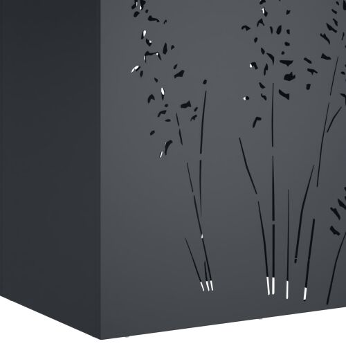 Vrtna saksija 2 kom. Antracit 50 x 30 x 75 cm Čelična vrata - Antracit 50 x 30 x 75 cm 2 Cijena