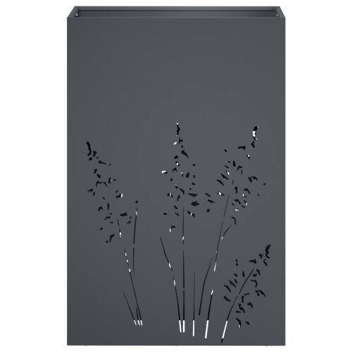 Vrtna saksija 2 kom. Antracit 50 x 30 x 75 cm Čelična vrata - Antracit 50 x 30 x 75 cm 2 Cijena