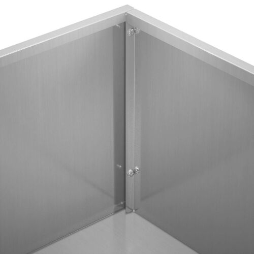 Vrtna saksija Srebrna 50 x 30 x 75 cm Pocinčani čelik - Pocinčani čelik 50 x 30 x 75 cm 1 Cijena