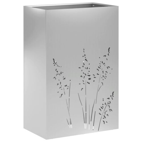 Vrtna saksija 2 kom. Srebrna 50 x 30 x 75 cm Pocinčani čelik - Pocinčani čelik 50 x 30 x 75 cm 2 Cijena