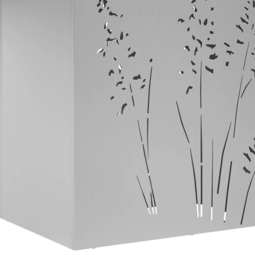 Vrtna saksija 2 kom. Srebrna 50 x 30 x 75 cm Pocinčani čelik - Pocinčani čelik 50 x 30 x 75 cm 2 Cijena