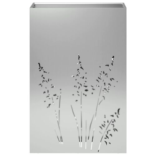 Vrtna saksija 2 kom. Srebrna 50 x 30 x 75 cm Pocinčani čelik - Pocinčani čelik 50 x 30 x 75 cm 2 Cijena