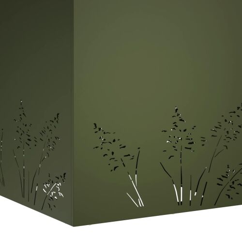 Vrtna saksija Maslinastozelena 50 x 50 x 49 cm Čelična vrata - Maslinastozelena 50 x 50 x 49 cm 1 Cijena