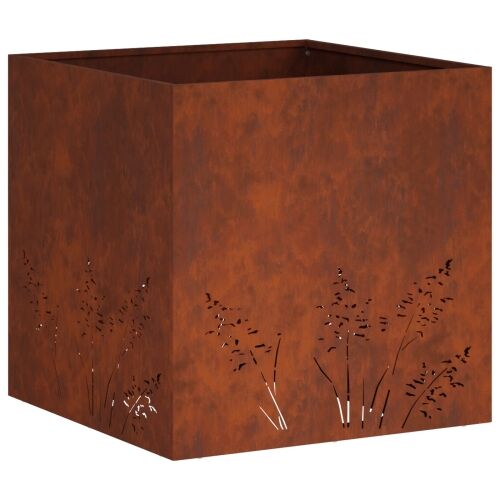 Vrtna saksija Rđa 50 x 50 x 49 cm Otporni čelik - Otporni čelik 50 x 50 x 49 cm 1 Cijena