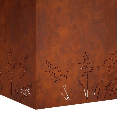 Vrtna saksija Rđa 50 x 50 x 49 cm Otporni čelik - Otporni čelik 50 x 50 x 49 cm 1 Cijena