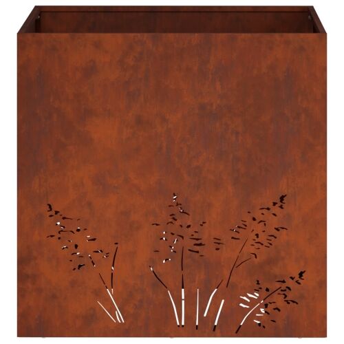 Vrtna saksija 2 kom. Rđa 50 x 50 x 49 cm Otporni čelik - Otporni čelik 50 x 50 x 49 cm 2 Cijena