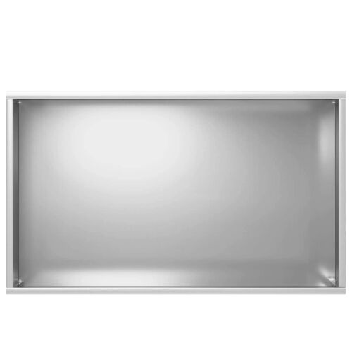 Vrtna saksija 2 kom. Srebrna 50 x 30 x 49 cm Pocinčani čelik - Pocinčani čelik 50 x 30 x 49 cm 2 Cijena