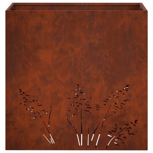 Vrtna saksija Rđa 50 x 30 x 49 cm Otporni čelik - Otporni čelik 50 x 30 x 49 cm 1 Cijena