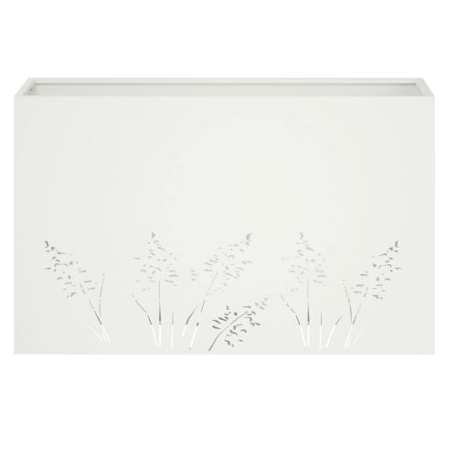 Vrtna saksija Bijela 80 x 20 x 49 cm Čelična vrata - Bijela 80 x 20 x 49 cm 1 Cijena