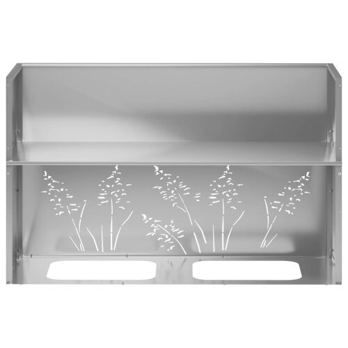 Vrtna saksija Srebrna 80 x 20 x 49 cm Pocinčani čelik - Pocinčani čelik 80 x 20 x 49 cm 1 Cijena