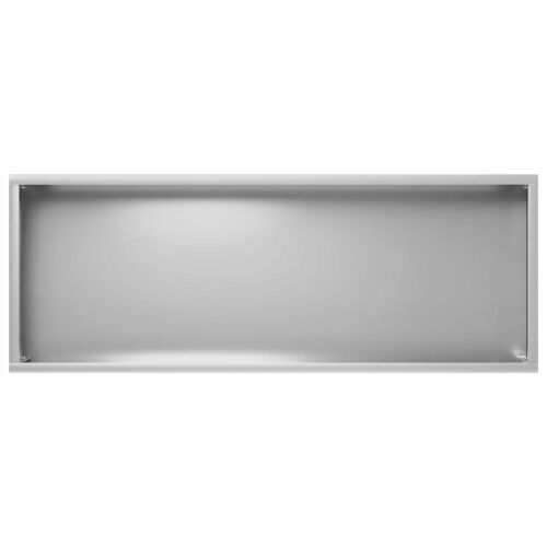 Vrtna saksija 2 kom. Srebrna 80 x 20 x 49 cm Pocinčani čelik - Pocinčani čelik 80 x 20 x 49 cm 2 Cijena