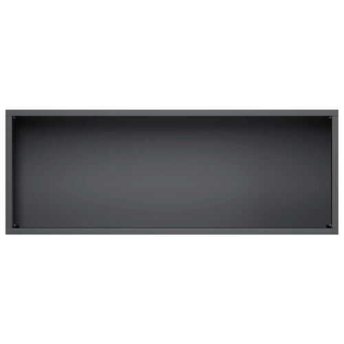 Vrtna saksija Crna 80 x 30 x 49 cm Čelična vrata - Crna 80 x 30 x 49 cm 1 Cijena