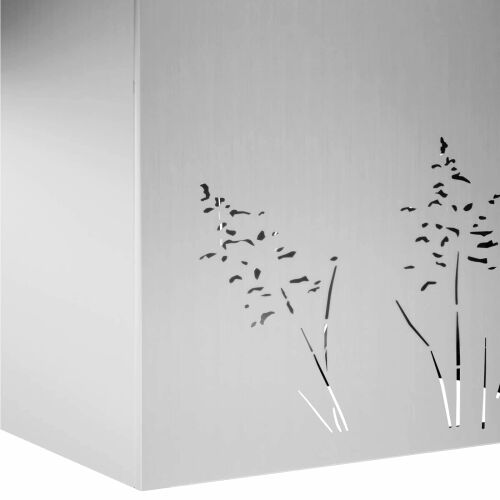 Vrtna saksija 2 kom. Srebrna 80 x 30 x 49 cm Pocinčani čelik - Pocinčani čelik 80 x 30 x 49 cm 2 Cijena