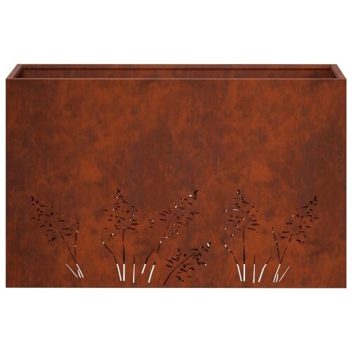 Vrtna saksija 2 kom. Rđa 80 x 30 x 49 cm Otporni čelik - Otporni čelik 80 x 30 x 49 cm 2 Cijena