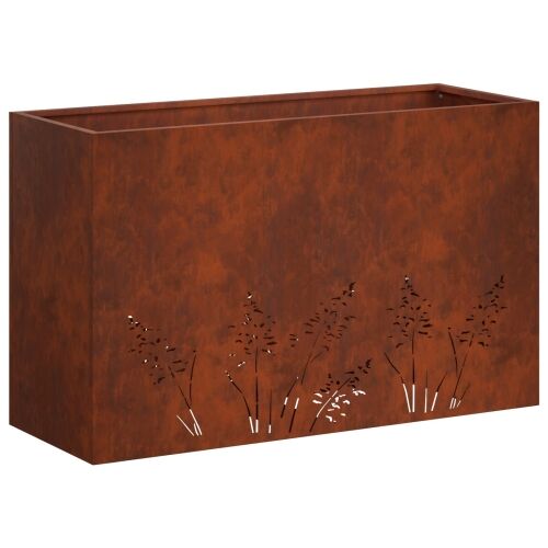 Vrtna saksija 2 kom. Rđa 80 x 30 x 49 cm Otporni čelik - Otporni čelik 80 x 30 x 49 cm 2 Cijena