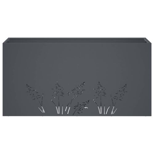 Vrtna saksija Antracit 100 x 20 x 49 cm Čelična vrata - Antracit 100 x 20 x 49 cm 1 Cijena