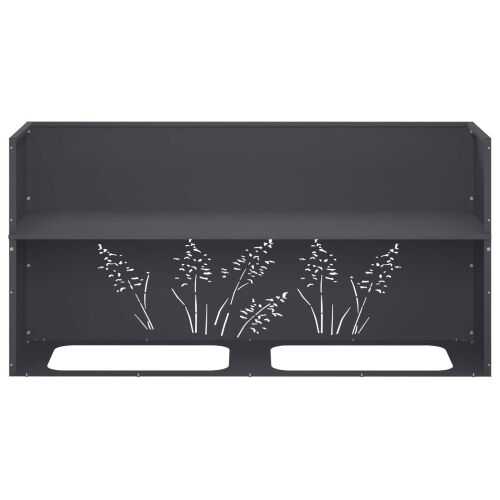 Vrtna saksija Antracit 100 x 20 x 49 cm Čelična vrata - Antracit 100 x 20 x 49 cm 1 Cijena