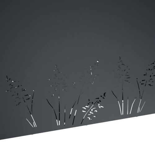 Vrtna saksija Antracit 100 x 20 x 49 cm Čelična vrata - Antracit 100 x 20 x 49 cm 1 Cijena