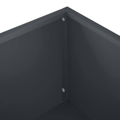 Vrtna saksija Antracit 100 x 20 x 49 cm Čelična vrata - Antracit 100 x 20 x 49 cm 1 Cijena