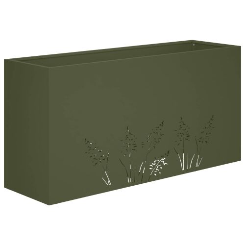 Vrtna saksija 2 kom. Maslinastozelena 100 x 20 x 49 cm - Maslinastozelena 100 x 20 x 49 cm 2 Cijena