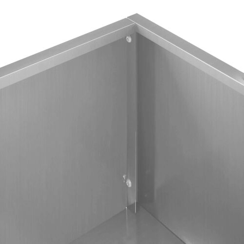 Vrtna saksija Srebrna 100 x 20 x 49 cm Pocinčani čelik - Pocinčani čelik 100 x 20 x 49 cm 1 Cijena