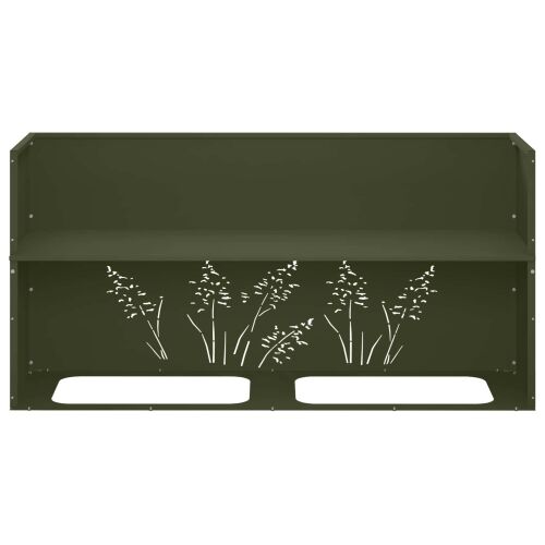 Vrtna saksija 2 kom. Maslinastozelena 100 x 30 x 49 cm - Maslinastozelena 100 x 30 x 49 cm 2 Cijena