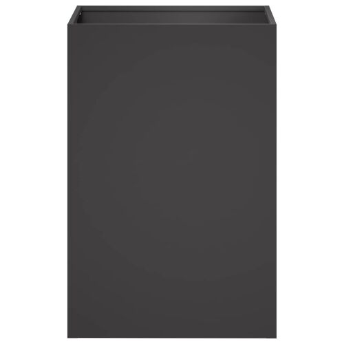 Vrtna saksija Crna 40 x 40 x 60 cm Čelična vrata - Crna 40 x 40 x 60 cm Cijena