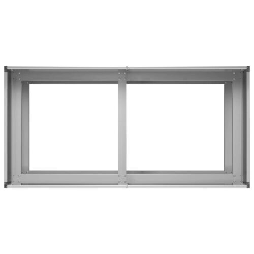 Vrtna saksija Srebrna 80 x 40 x 60 cm Pocinčani čelik - Pocinčani čelik 80 x 40 x 60 cm Cijena