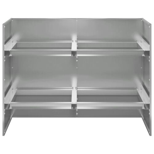 Vrtna saksija Srebrna 80 x 40 x 60 cm Pocinčani čelik - Pocinčani čelik 80 x 40 x 60 cm Cijena